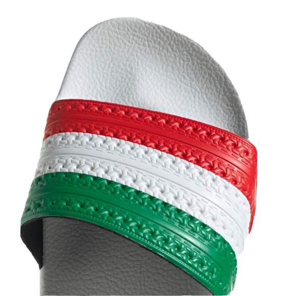 NWT men\'s 5 Adidas Originals adilette Italy/italia Slides Sandals G55378 main image 8